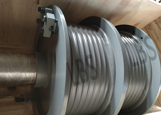 Customizable Lebus Grooved Cable Winch Double Drum For Mooring Winch