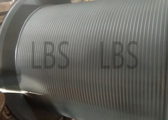 Durable Lbs Grooved Machining Rope Winch Drum For Storage Ropes