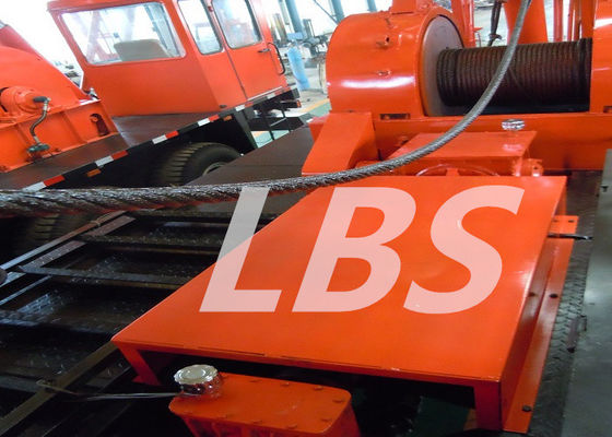 Hoist Winding 20 Tons Oil Rig Drawworks , Steel Rope Winch Single Drum