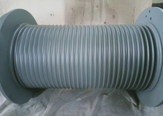 Fast Speed High Efficiency Rope Winch Drum Lbs Grooved Alloy Steel