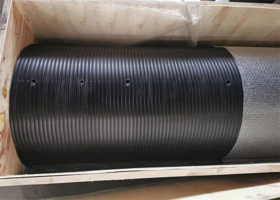 High Polymers Lebus Sleeve Black Color Customized Size For Construction