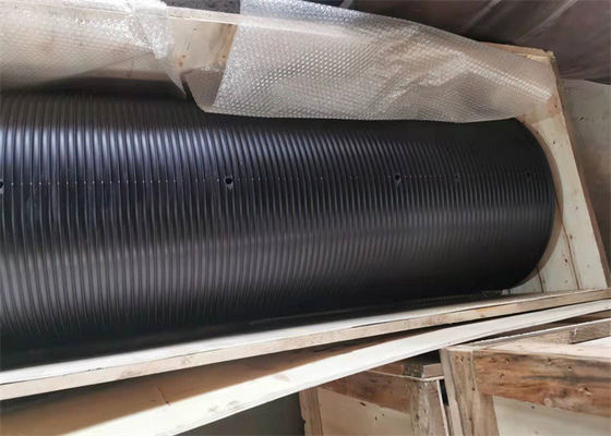 High Polymers Lebus Sleeve Black Color Customized Size For Construction