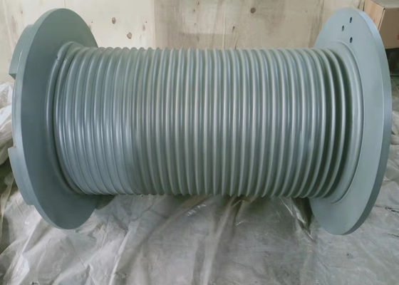 Multilayer 900mm Diameter Rope Winch Drum ISO Listed For Crane Winch