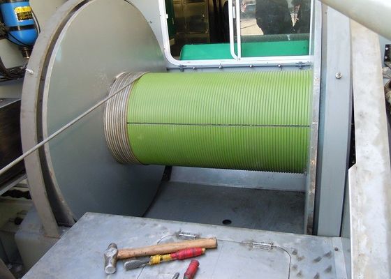 High Efficiency Cable Pulling Winch Grooved Lebus Drum Sleeve