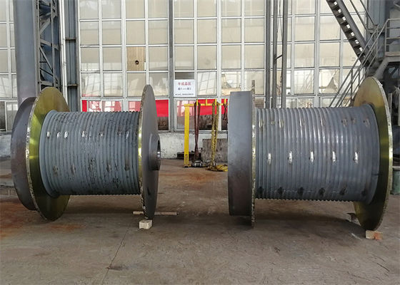 Split Grooved Casings Lebus Sleeve Welded Or Bolted To Winch Drum